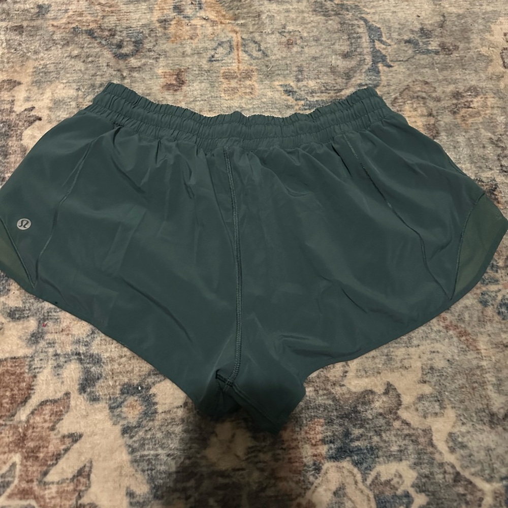 Women’s size 10 lululemon shorts, emerald green